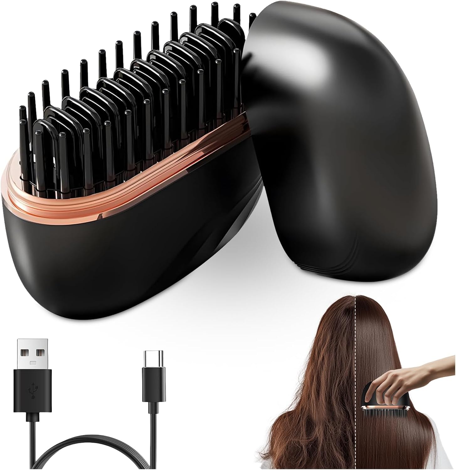 Perie De Îndreptat Părul Portabilă